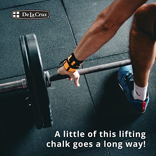 De La Cruz Magnesium Carbonate Gym Chalk - Weightlifting, Gymnastics and Rock Climbing Chalk - style: 40 Block