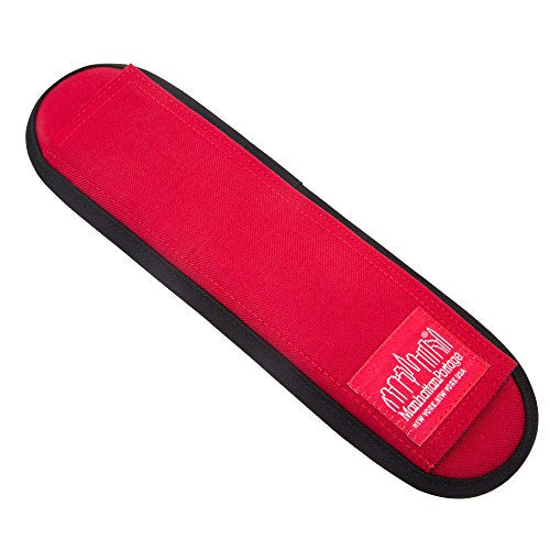 Manhattan Portage Shoulder Pad Hook & Loop Strap with Thick Padding Adjustable 2.5 Inches Wide 1000D Cordura Comfort (Red) - color: Red