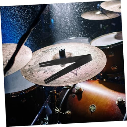 1pc Cymbal Strap Black Cymbal Accessory for Enhanced Grip and Stability Lightweight Design for Easy Use for Musicians and Drummers