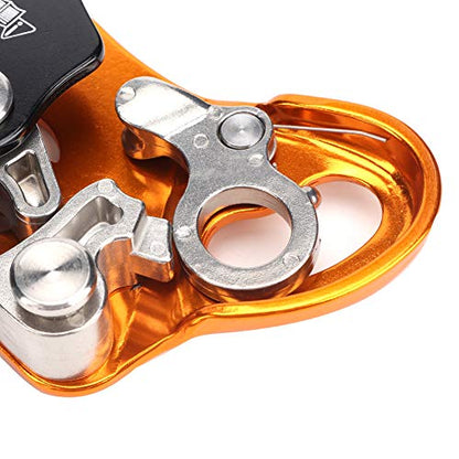 Alvinlite Climbing Pulley, Climbing Grab Rope Self-Locking Fall Rope Protector Climbing Pulley for Outdoor Rock Working - size: Load capacity 100KG, style: Safety Rope Protector