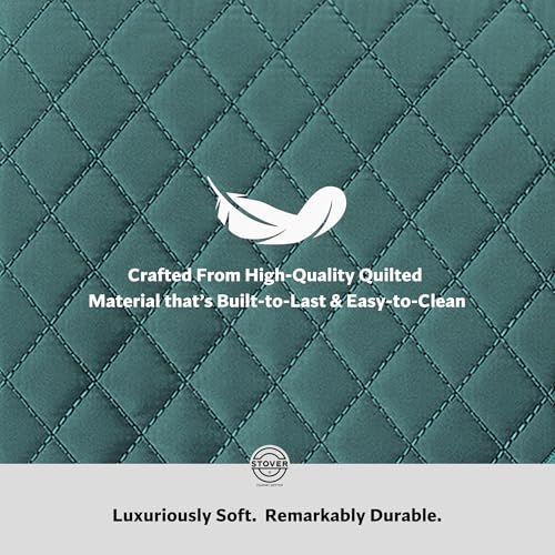 STOVER Women’s Convertible Garment Duffel Bag for Travel – 2-in-1 Carry-On Weekender/Overnight Tote - Wrinkle-Free Dresses, Suits & Clothes + Shoe Compartment & Bonus Toiletry Bag (Emerald Green) - color: Emerald Green