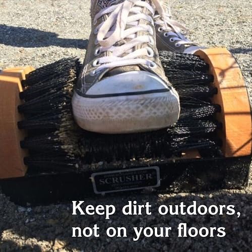 The Original Scrusher Boot & Shoe Cleaner, Durable Weather Resistant Outdoor Shoe Brush - style: Original