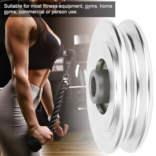 Aluminium Alloy Pulley Wheel, Strength Training Exercise Hardware Fitness Equipment Accessories for Home Gym Equipment Exercise Machine Pulldown Attachments - size: Diameter 70mm