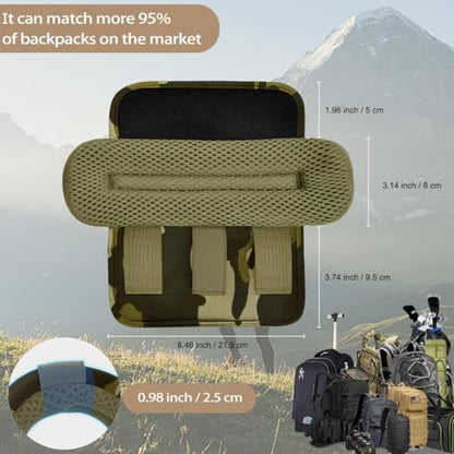 ZINMARK 2-Pack Shoulder Pad Ultra-Thick Tactical Vest Cushion for Laptop Bags, Messenger Bags, Briefcase Bags, Luggage Bags, Tool Bags, Travel Bags and Most Bags, Camouflage Green - color: Camouflage Green