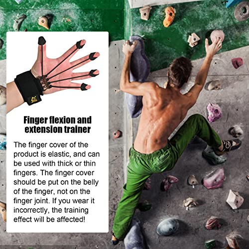 Elastic Silicone Finger Strengthener, 5 Hand Exerciser, Recovery Physical Equipment Workout Extension, Hand Grip Trainer Strength Stretching Rehabilitation - size: 60 lbs 5 finger cots