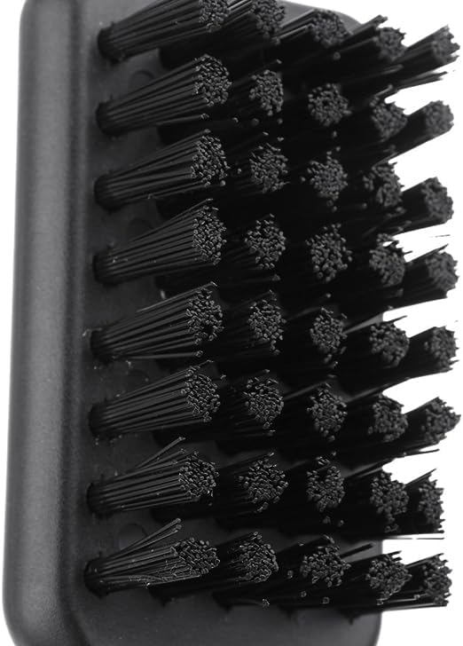 Black Golf Shoes Cleaner Brush with Shoe Horn Handle Dirt Mud Remover Suit for Golf Club Home Using Cleaning Tool 1PCS