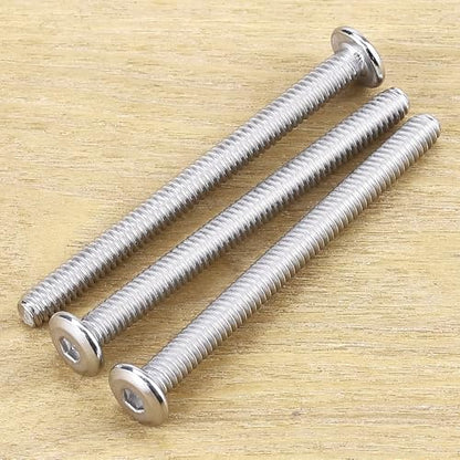 1/4-20 x 3 Hex Socket Head Cap Screws, 304 Stainless Steel 18-8, Chamfered Countersunk Machine Screws for Furniture, Binding, Machinery, Automotive, DIY Projects, 25 PCS - size: 1/4-20 x 3"