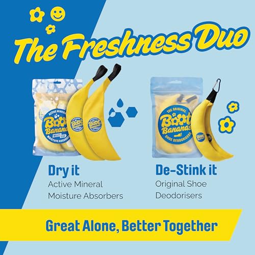 Boot Bananas Bundle Promo Winter Sports Moisture Absorbers + Reusable Shoe Deodorizers