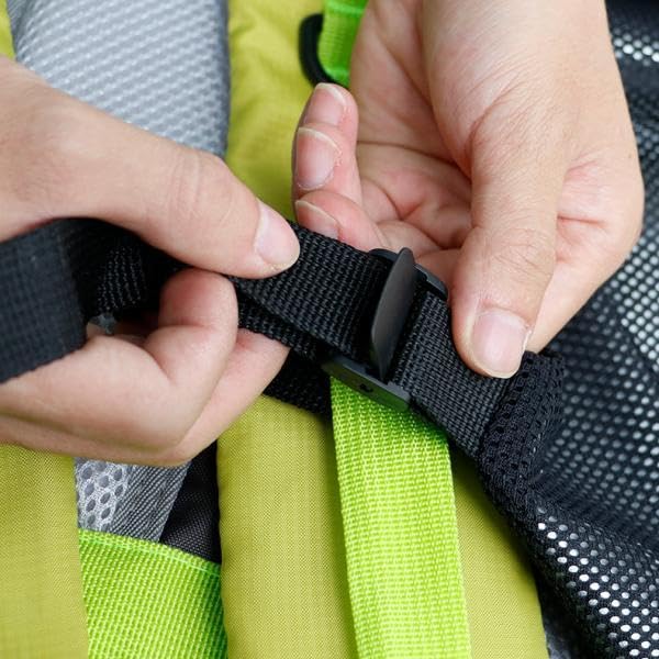 Gralara Backpack Extension Bag Foldable Oxford Cloth Large Capacity Storage Mesh Pocket Outdoor Accessory External Storage Pouch Breathable Waterproof Quick
