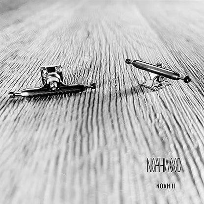 NOAHWOOD Fingerboards (NW9.0 Kickflip Deck 98mmx34mm 5-Layer Maple Wooden Handmade)+(Update NOAHii 34mm Trucks)+(NW iii Logo Handmade Wheels) (Monkey King) - color: Monkey King