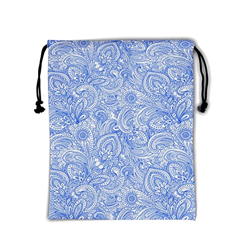 Gymnastics Grip Bag for Gymnasts Gymnastic Drawstring Bag Gym Athlete Bag - color: China Blue White, size: 9.25" x 12" (Pack of 1)