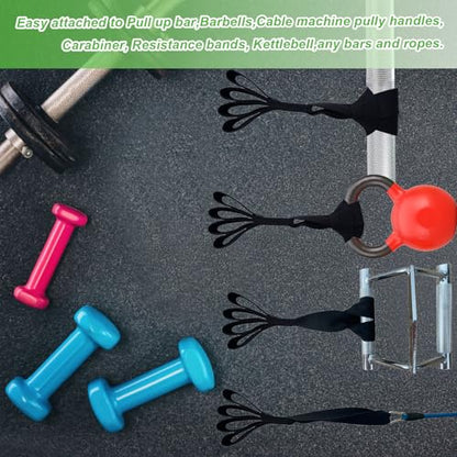 Strength Training Grip Finger Strengtheners,Finger Grip Strength Trainer Devices,Finger and Thumb Strengthener Loops Exerciser, Pull Up Grip Strength Straps