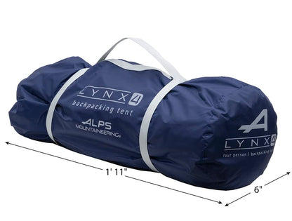 ALPS Mountaineering Backpacking-Tents Lynx 4 - color: Gray/Navy
