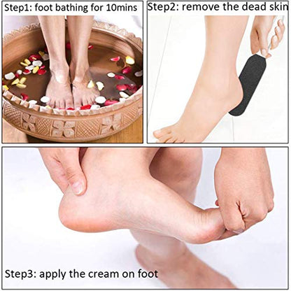 Professional Pedicure Foot File - Reusable Stainless Steel Cracked Skin Corns Callus Remover Feet Rasp - size: 1 Count (Pack of 1)