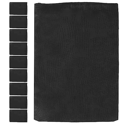 YUYTE Black Drawstring Carry Bag, Durable Polyester Pouch for Skipping Rope Storage, with Design, Lightweight and Easy to Carry