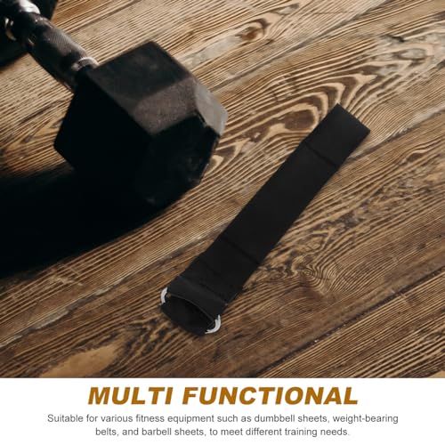 SUPVOX Heavy Duty Weight Plate Loading Strap for Dumbbell and Barbell Training Fitness Belt for Weightlifting Design for Secure Weight Support