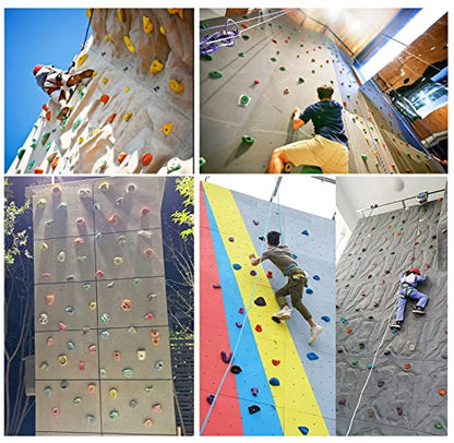 Resin Rock Climbing Holds - 10 Pcs Premium Screw-On Kits for Beginners, Ideal for Kids and Teens Climbing Walls - size: Plank installation
