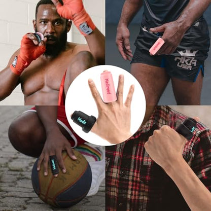 2PCS Finger Sleeves Gel Ice Pack, Lasting Cold Compress Freeze Sleeve, Reusable Finger Brace Ice Packs for Injuries, Arthritis, Tendonitis, Gout, Sprains, Middle Protectors (Pink) - color: Pink