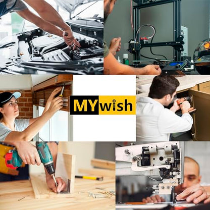 Mywish M5 x 25mm 20Pcs Flat Head Hex Socket Cap Screws Bolts, 304 Stainless Steel Furniture Bolts Full Thread & Hex Spanner, Black Zinc - color: Black-M5, size: 25mm