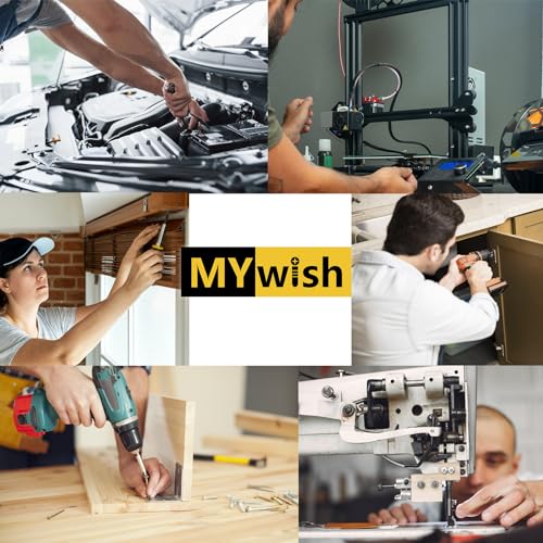 Mywish M6 x 40mm 20Pcs Flat Head Hex Socket Cap Screws Bolts, 304 Stainless Steel Furniture Bolts Full Thread, Black Oxide & Hex Spanner - color: Black-M6, size: 40mm