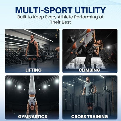 Liquid Chalk for Weightlifting, Gym and Workout Hand Chalk Grip | Magnesium carbonate grip chalk in 50ml, 59ml clear and 250ml sizes. For lifting, cheer, gymnastics and CrossFit. - size: 8.5 fl oz (Travel Buddy)