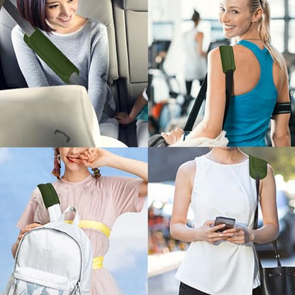 ZINZ Universal Shoulder Pad with Ultra Thick Cushion for Bag Luggage Bag Crossbody, Plus Long & Anti-Slip & Breathable,Army Green - color: Army Green