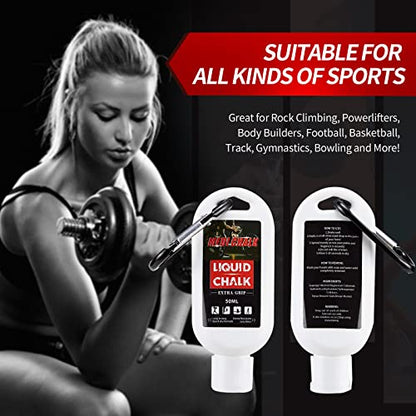 Liquid Chalk, Sports Chalk, Hand Grip Chalk,Weightlifting Chalk,Gym Chalk,Work Out Chalk for Cross Training, Powerlifting,Pole Dance - style: 100ML