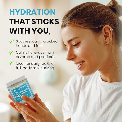Green Goo Dry Skin Salve, All-Natural Moisturizer for Hydrating The Body & Face, Helps Alleviate Symptoms of Chronic Skin Conditions, 4 Oz - size: 4 Ounce (Pack of 1)