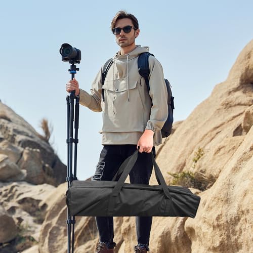 INFANZIA 35in Large Travel Duffel Bag, 600D Water Resistant Foldable, 28L | Sport Luggage Bag with Upgrade Zipper, Foldable Equipment Storage Bag, for Moving Camping Tent Tripod Fishing Umbrella - size: 35x7x7 inch