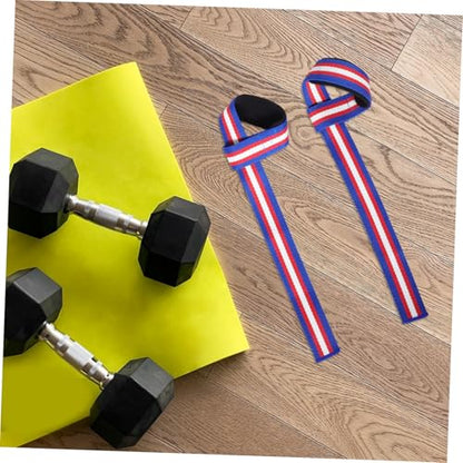 1pair Weight Lifting Belt Gym Grip Straps for Men Dumbbell Belt Hip Thrust Barbell Clips Extra Padding for Strength Training