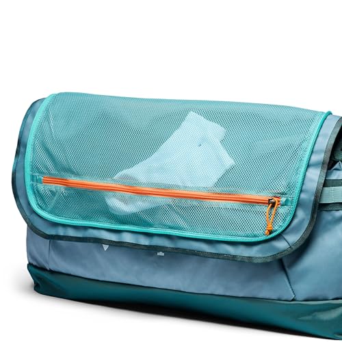 Cotopaxi Allpa 100L Getaway Duffel, Blue Spruce and Abyss - color: Blue Spruce/Abyss