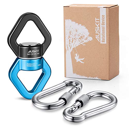 Black Blue Swing Swivel, 30 KN Safest Rotational Device Hanging Accessory - color: Blue, size: 30 KN