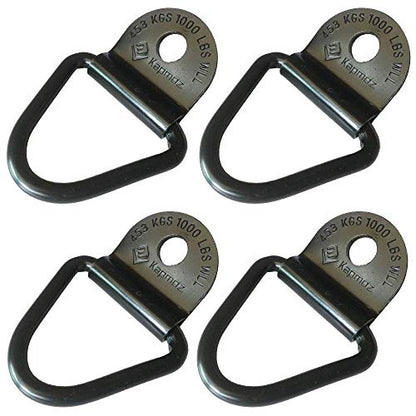 Heavy Duty Truck Bed Tie Down Anchors Rings Trailers Hook Cargo Bolt on V Ring Pickups Rail Accessories (10 Pack) - size: 10 Pack