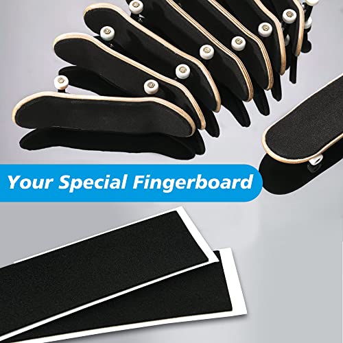 Fingerboard Grip Tape, 60Pcs 38mmX110mm Foam Adhesive Tapes for Fingerboards, Black - style: 60