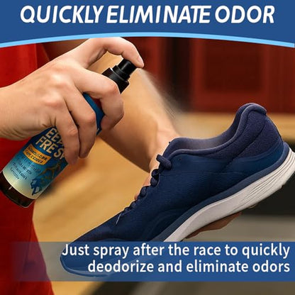 Sports Equipment Odor Eliminator Spray-Eliminate the Odor of Shoes and Sportswear, Quick Drying, Long-Lasting Cleaning Formula, Suitable For All Sports Equipment(6.76 Oz)