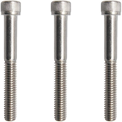 1/2-13 x 4 Socket Head Cap Screws, Partial Thread, Allen Socket Drive, Stainless Steel 18-8, Bright Finish, Quantity 5 Pieces by Fastenere - size: 1/2-13 x 4 (5 Pack)