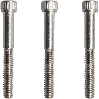 1/2-13 x 4 Socket Head Cap Screws, Partial Thread, Allen Socket Drive, Stainless Steel 18-8, Bright Finish, Quantity 5 Pieces by Fastenere - size: 1/2-13 x 4 (5 Pack)