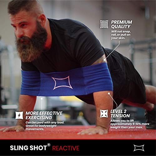 Reactive Sling Shot Mark Bell Bench Press, Dips, and Push Ups – (Level 2 Tension) - size: Large