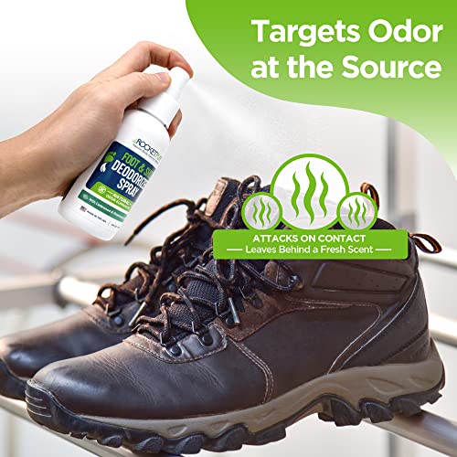 Rocket Pure Natural Foot and Shoe Deodorizer Spray, Deodorant and Odor Eliminator for Smelly Feet, Smell Remover, Formulated with Essential Oils, Made in the USA, Cedar, 4 fl oz