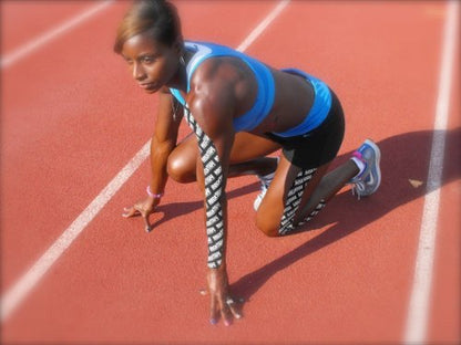 RockTape Highly Water-Resistant Kinesiology Tape - color: Blue