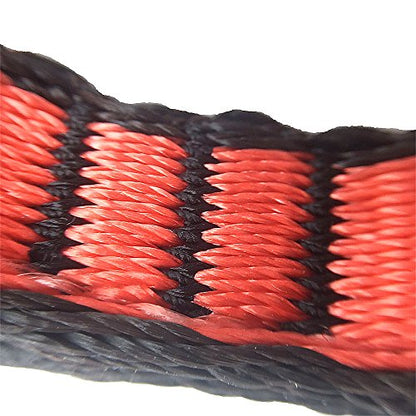 KIKIGOAL 2pcs Safety Daisy Chains Strong Climbing Strap Adjustable Nylon Strap Rope Yoga Pilates Stretching Straps - color: Red, size: 180cm x 1.5cm