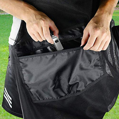 BROTOU Extra Large Mesh Ball Bag, Drawstring Socce Bag for Coach, Use for Basketball, Volleyball, Baseball, Mesh Equipmenbag with Adjustable and Portable Strap - size: 18" x 28"