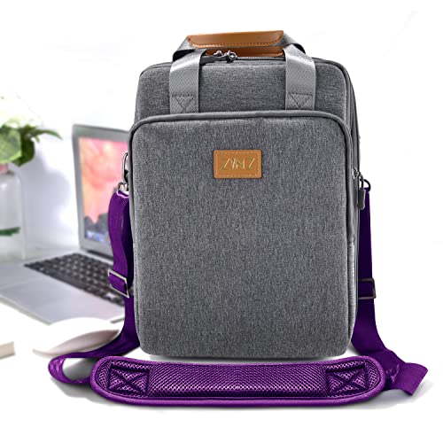 ZINZ Shoulder Strap 58" Ultra-Thick Fixed Padded and Adjustable Buckles Crossbody Strap for Briefcase Laptop Bag Luggage - color: Purple