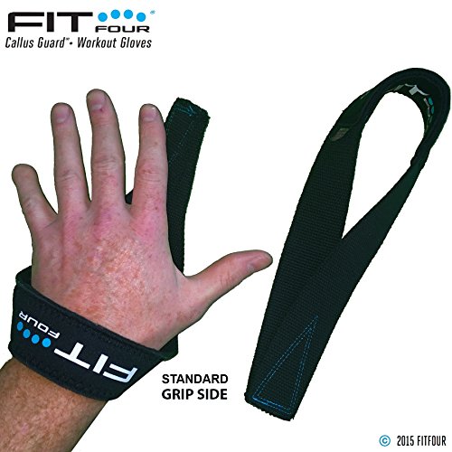 Black Lifting Strap with Wrist Support for Weightlifting | Silicone Grip | Reversible
