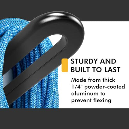 | RopeRamp Rope Wall Organizer | Secure Angled Storage for Climbing & Mountaineering Ropes | Perfect for Home, Garage, or Gear Closet | Durable & Space-Saving | Mounting Hardware Included