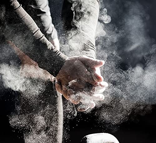 Powder Chalk Bottle Gym 120 Gr - 4.3 Oz, Gym Chalk, Magnesium Carbonate for Better Grip, Weightlifting, Rock Climbing, Gymnastics, Bouldering, Weightlifting, Pool Billiards.