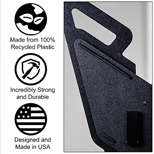 Garage Sports Equipment Organizer MADE IN USA | Multipurpose Equipment Home Storage | Vertical Drying Helmet Rack | Wall Mounted Organization Hanger | for Bike, Motorcycle, Ski, Snowboard, Camping Gear