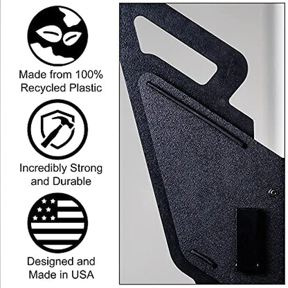 Garage Sports Equipment Organizer MADE IN USA | Multipurpose Equipment Home Storage | Vertical Drying Helmet Rack | Wall Mounted Organization Hanger | for Bike, Motorcycle, Ski, Snowboard, Camping Gear