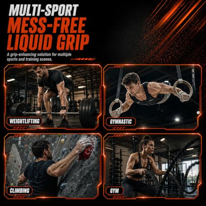 Mess-Free Liquid Chalk for Weightlifting & Gym Workouts - style: 4oz