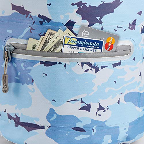 Skog Å Kust DrySak Roll Top Waterproof Bag, 5, 10 & 20 Liter - color: Blue Camo, size: 10 Liter